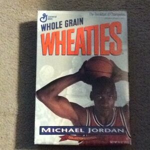 Wheaties Vintage Michael Jordan Cereal Box